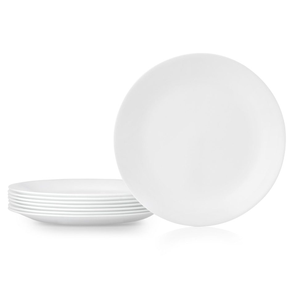 Corelle® Winter Frost White 10.25" Dinner Plates, 8-pack
