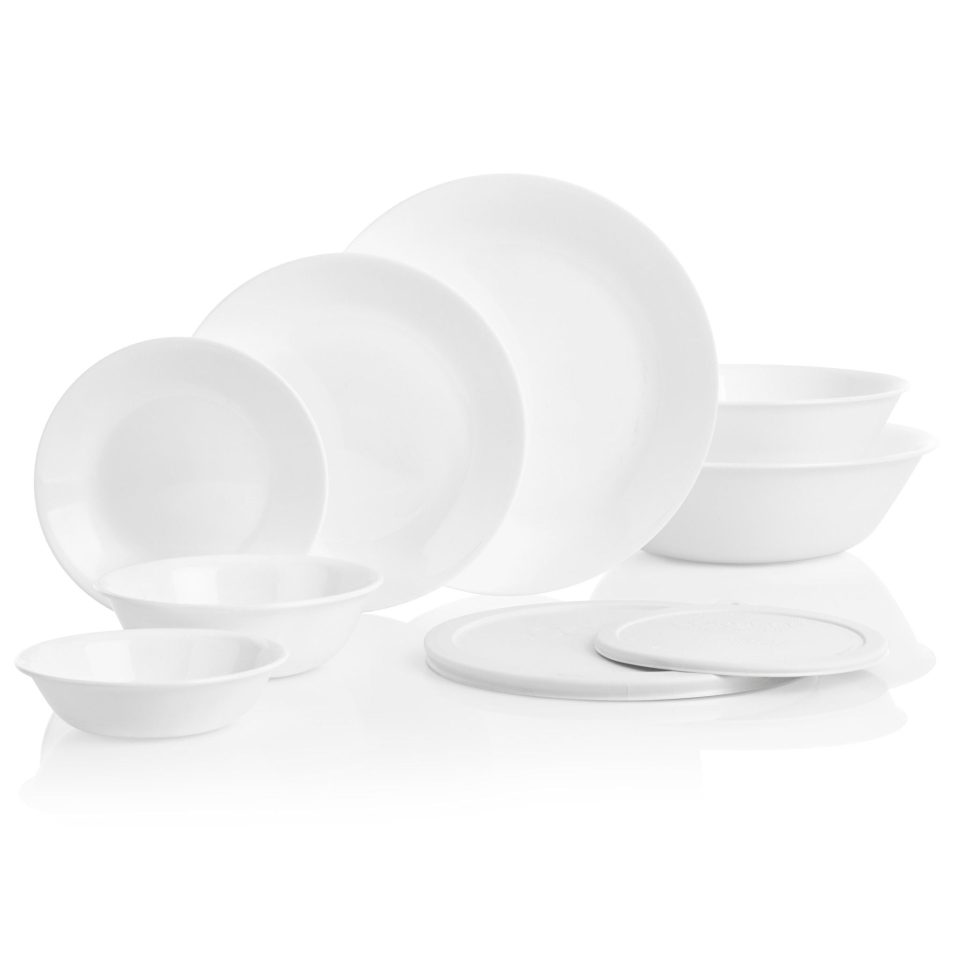 Corelle® Winter Frost White 78-piece Dinnerware Set, Service for 12