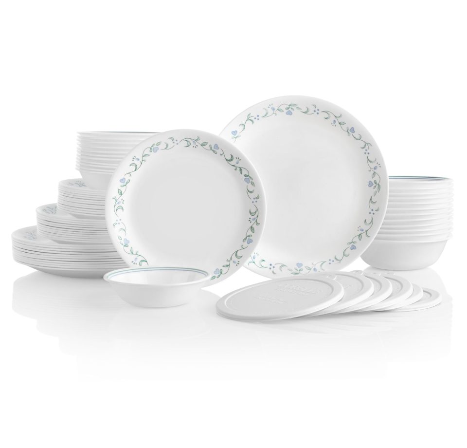 Corelle® Country Cottage 66-piece Dinnerware Set, Service for 12