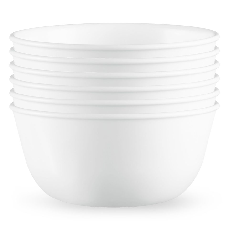 Corelle® Winter Frost White 28-ounce Large Soup Bowls, 6-pack