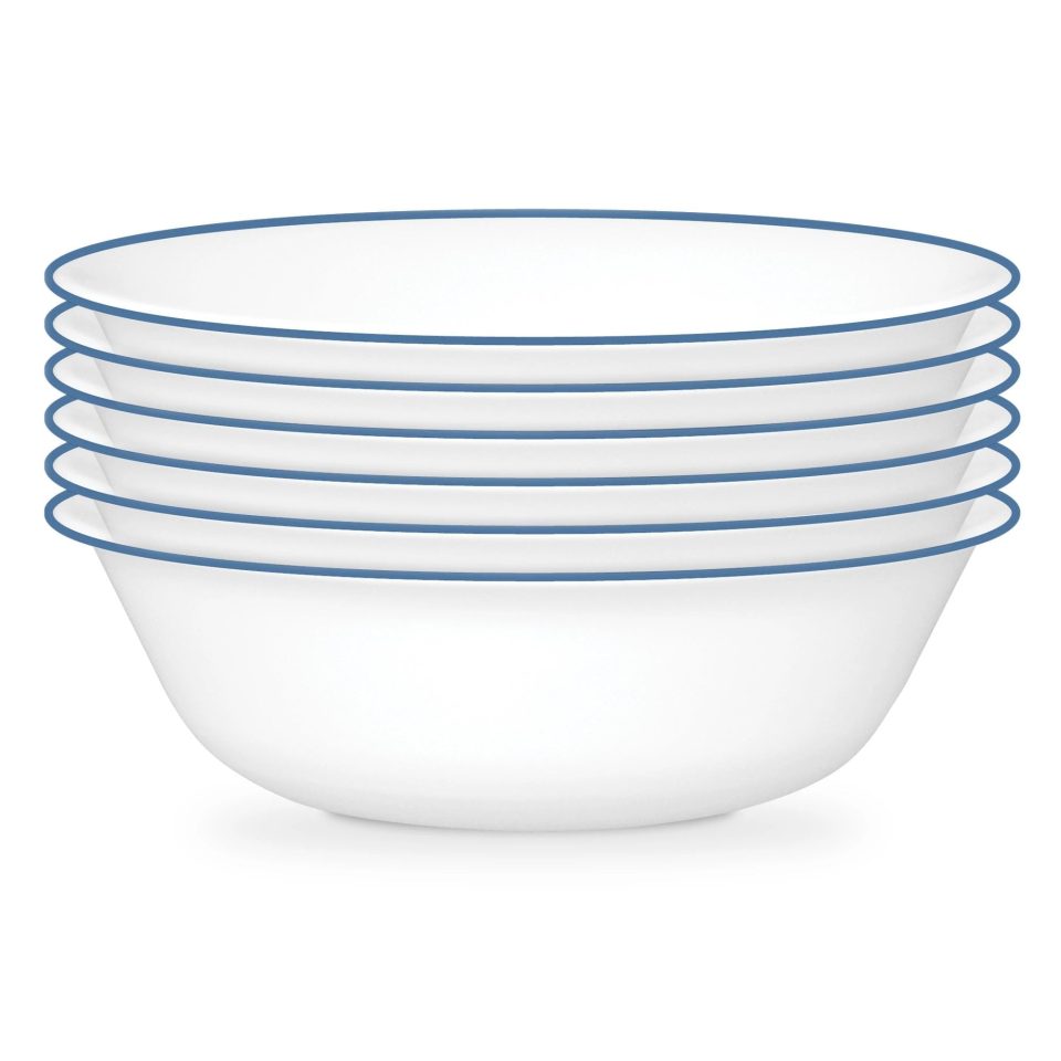 Corelle® Botanical Stripes 18-ounce Cereal Bowls, 6-pack
