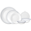 Corelle® Caspian Lace 66-piece Dinnerware Set, Service for 12