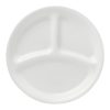 Corelle® Winter Frost White 8.5" Divided Salad Plate